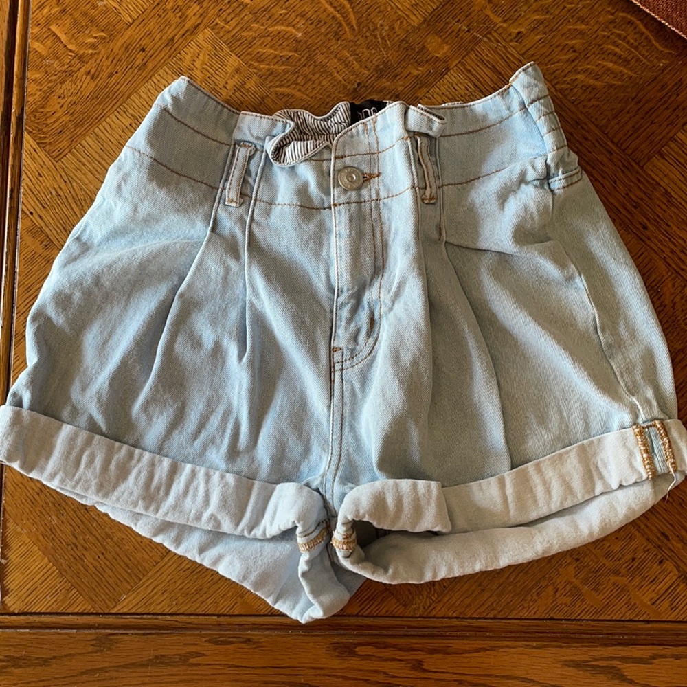 Denim shorts